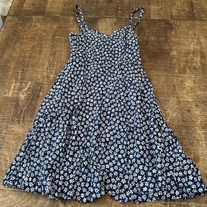 Old Navy blue floral dress